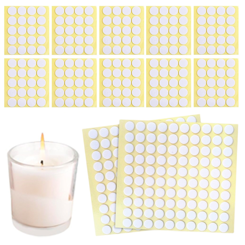 Candle Supplies Kit - 400PCS/100PCS Adesivi per stoppini per candele